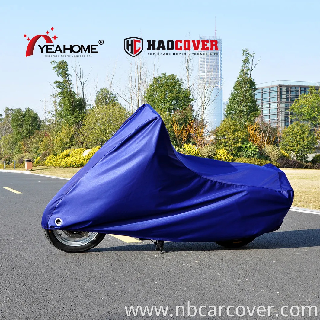 Premium Quality Outdoor Motorcycle Cover Fleece Bonded Waterproof Anti-UV Bike Cover